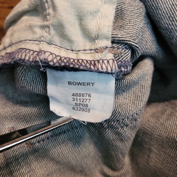 Vtg GAP Jeans Women 6 R Bowery Curvy Flare Low Rise Button Flap Dark Wash Y2K - Picture 5 of 12